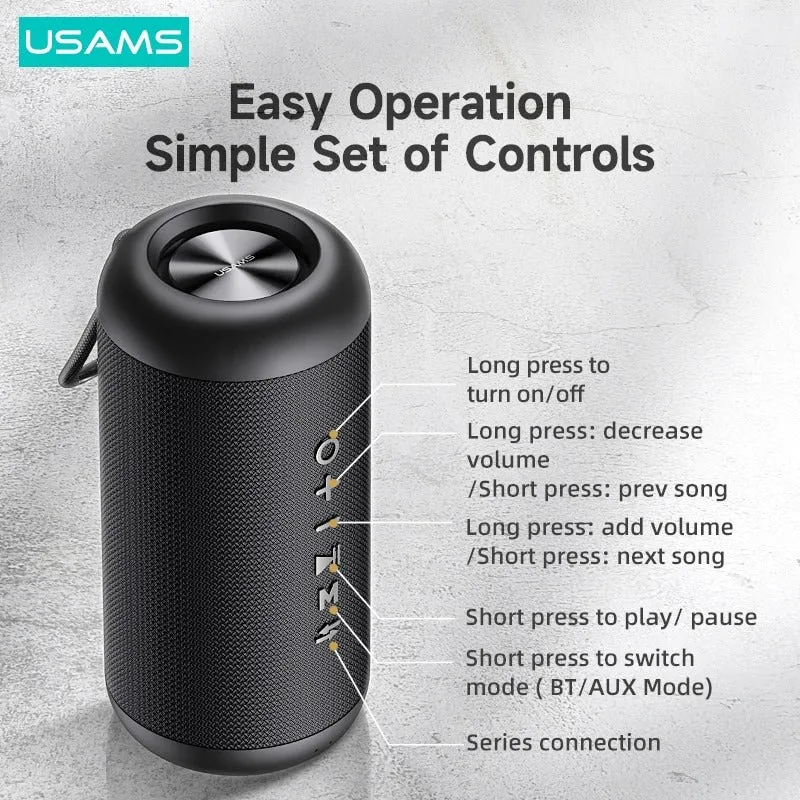 Portable Outdoor Bluetooth Speaker | USAMS YX008