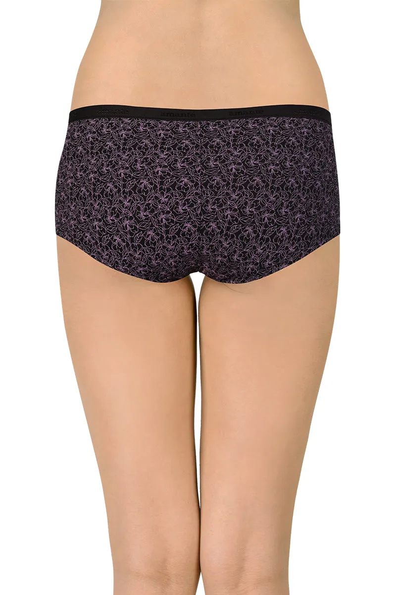 Printed Low Rise Boyshorts (Pack of 2)