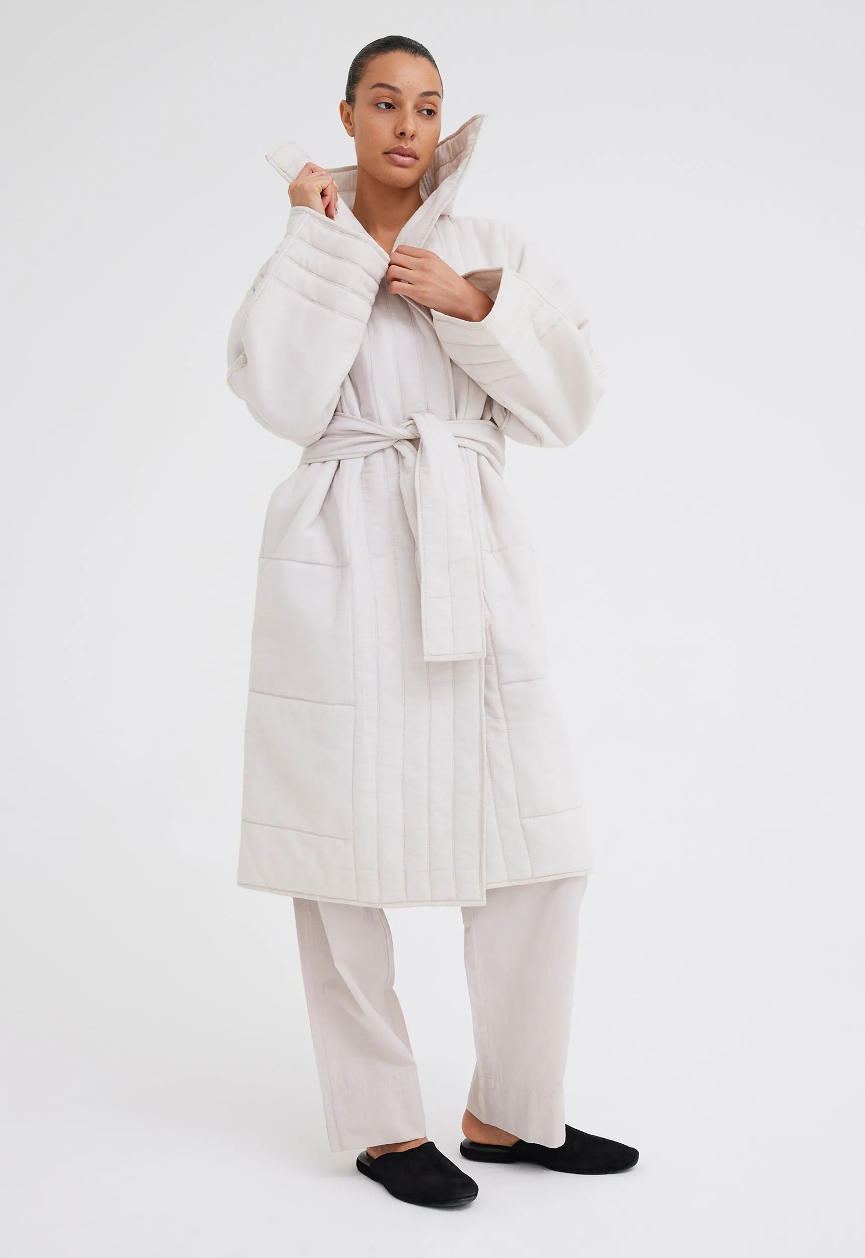 Razai Cotton Robe - Cirrus Pink