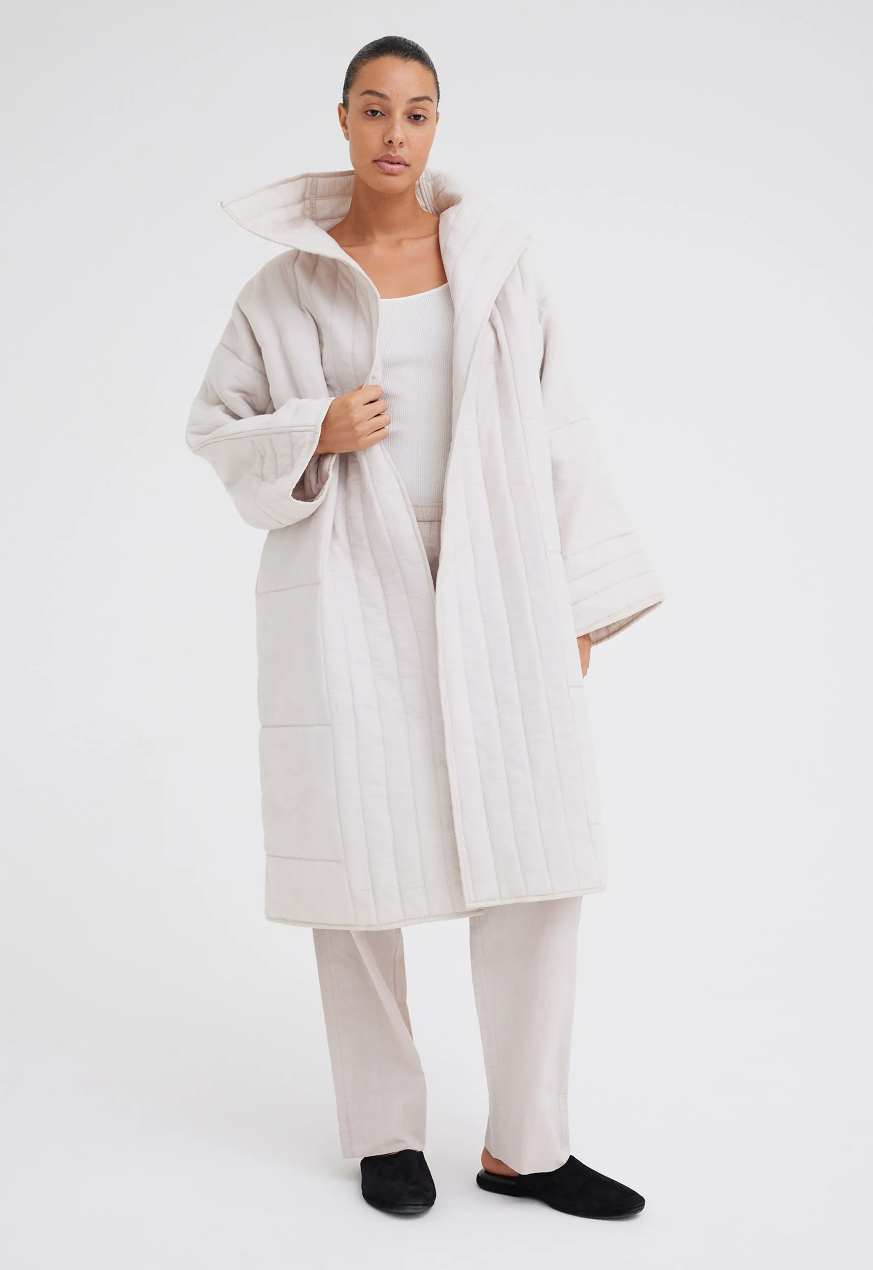 Razai Cotton Robe - Cirrus Pink