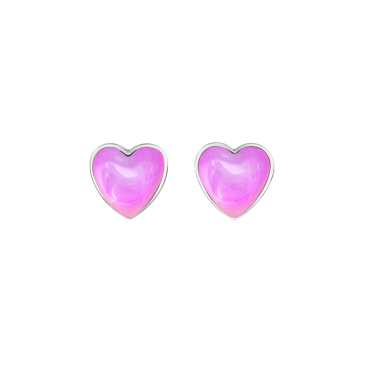 Small Heart Pendant and Heart Studs Set