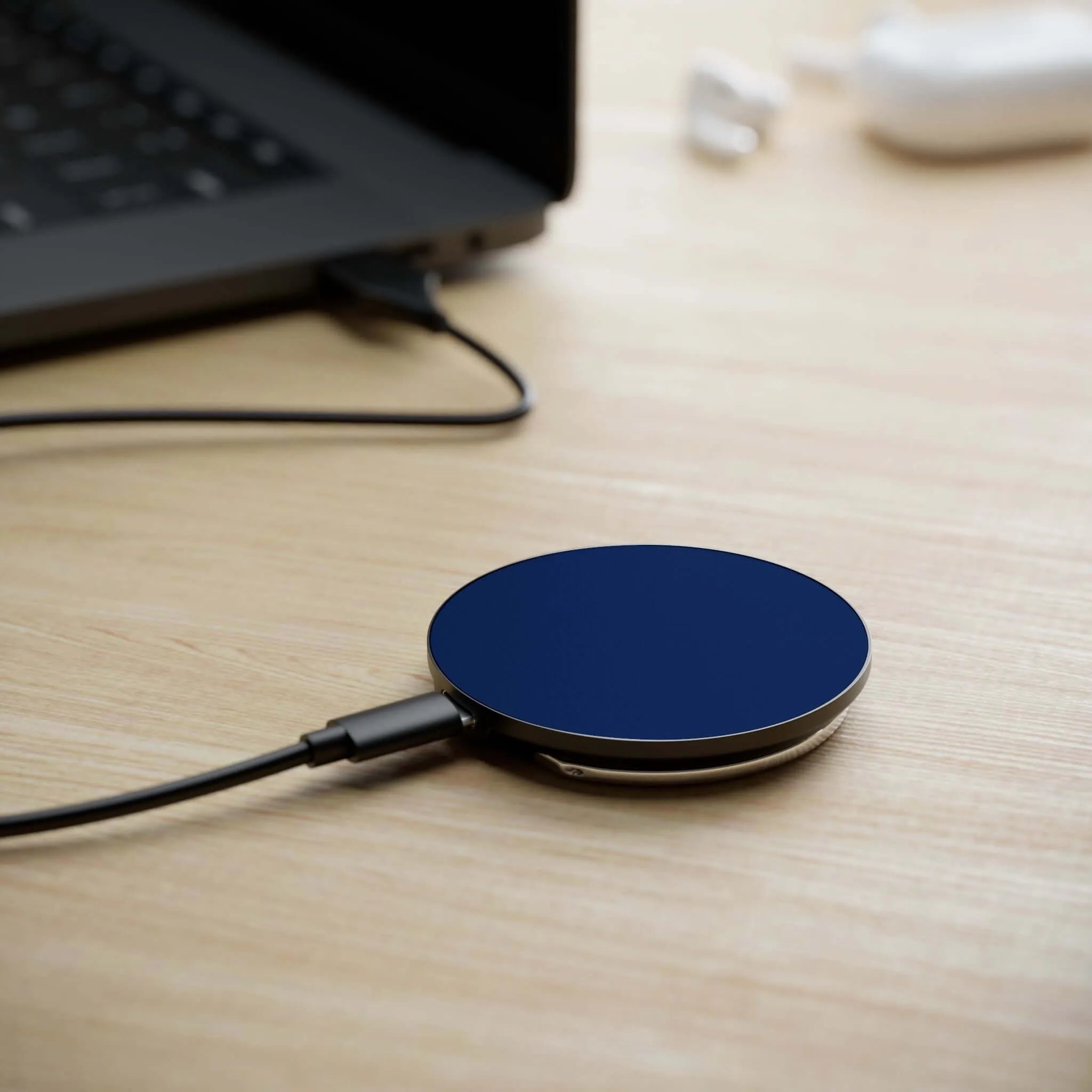 Solid Navy | Wireless Charger