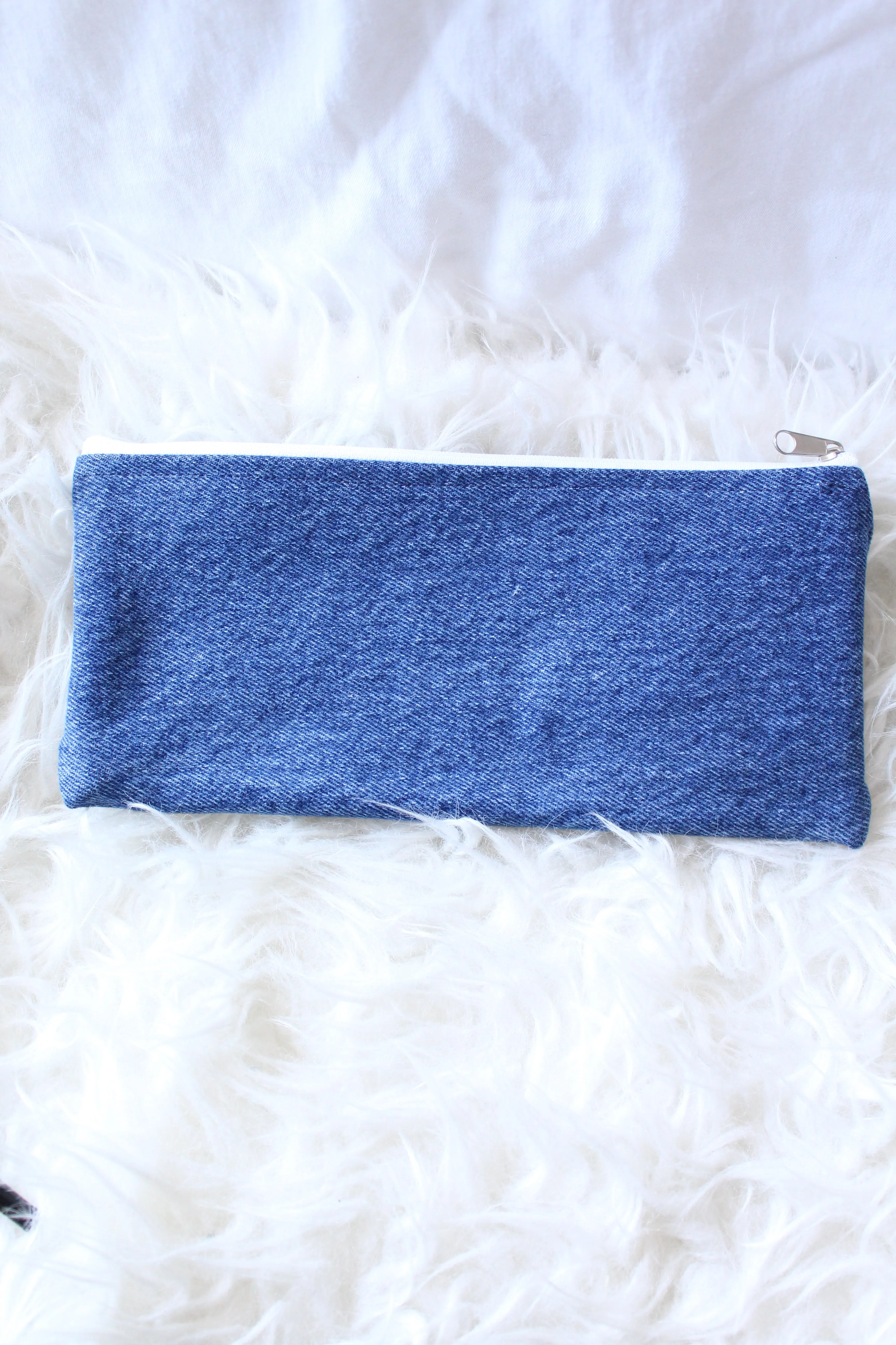 Vintage Denim Pencil Case