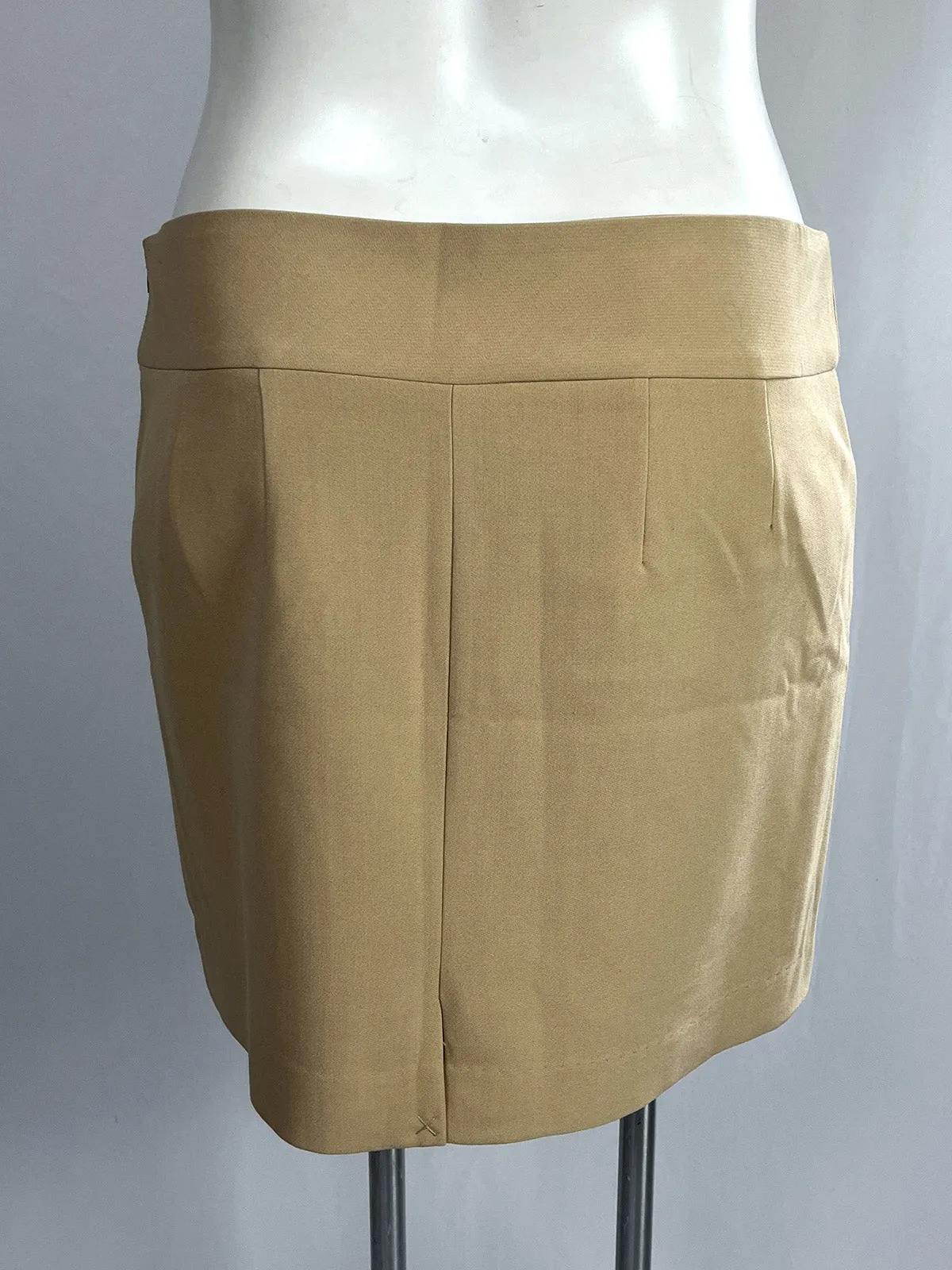 Vintage The Limited Size 14 Tan Mini Skirt