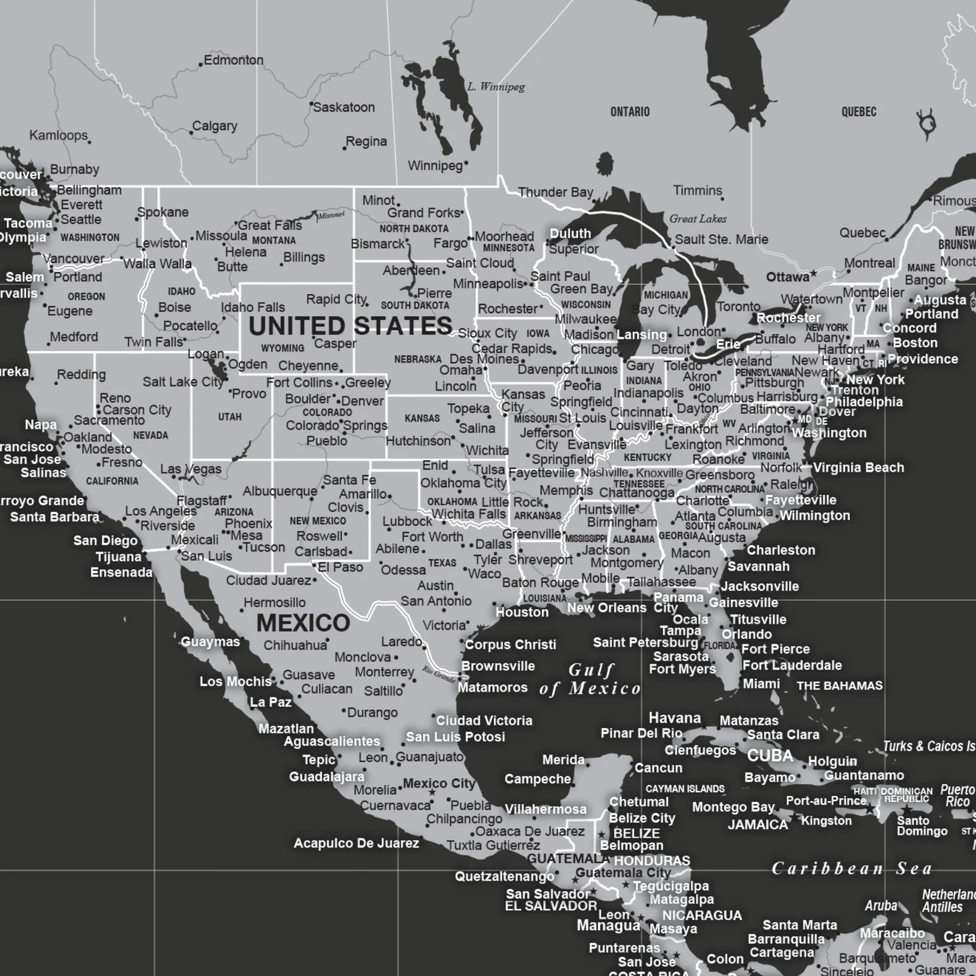 Wedding Anniversary Push Pin Map