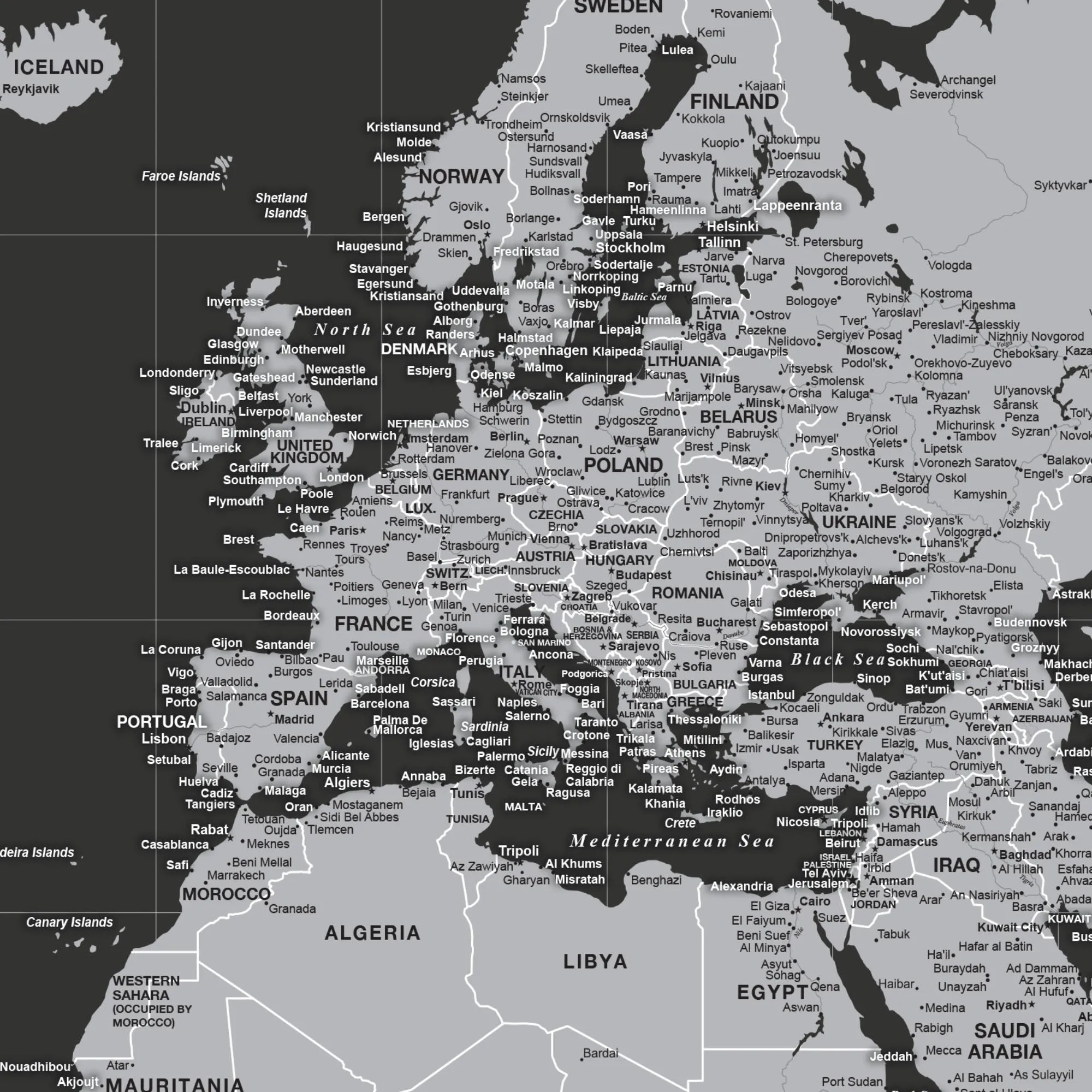 Wedding Anniversary Push Pin Map