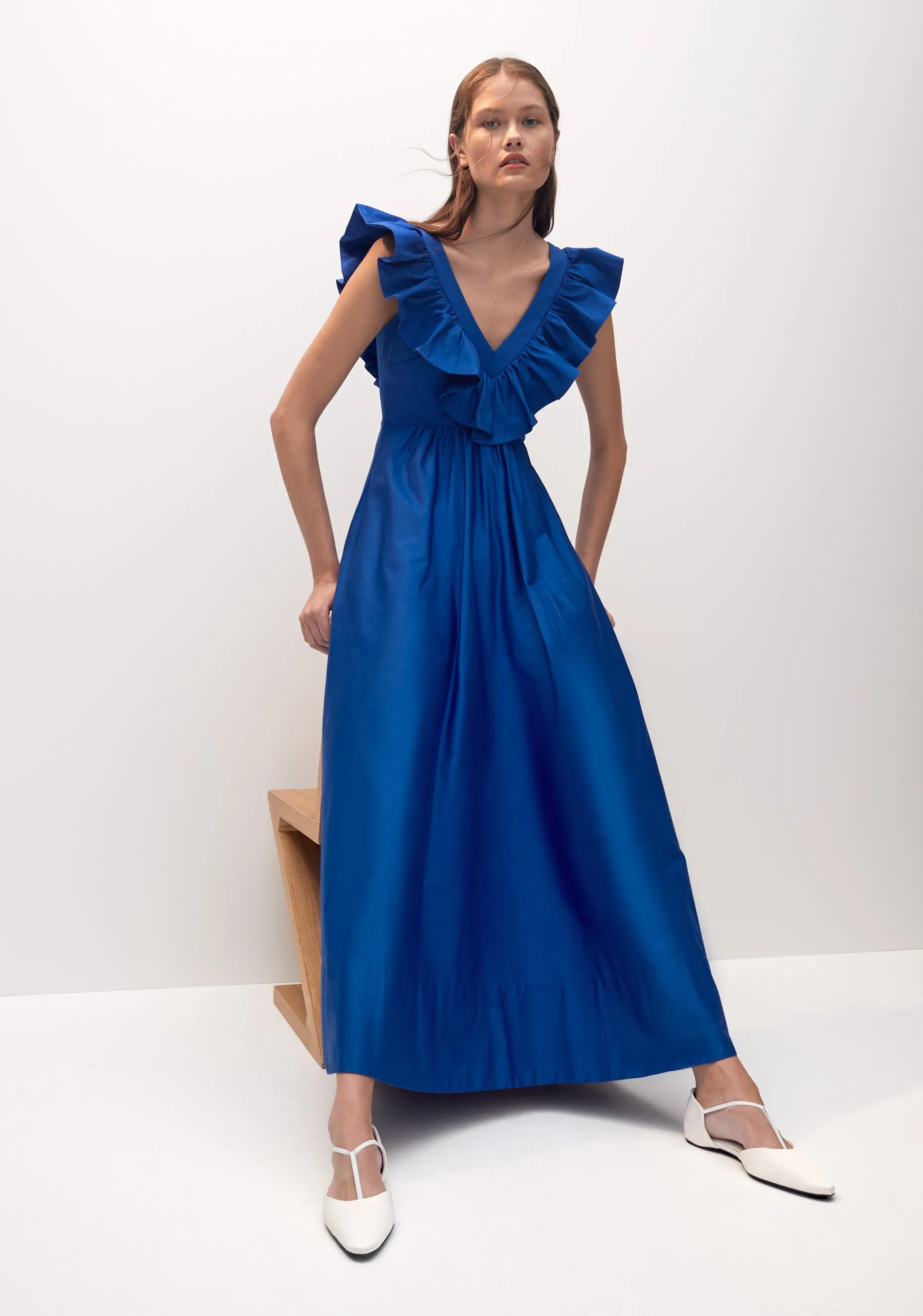 Zeta Maxi Dress_Cobalt